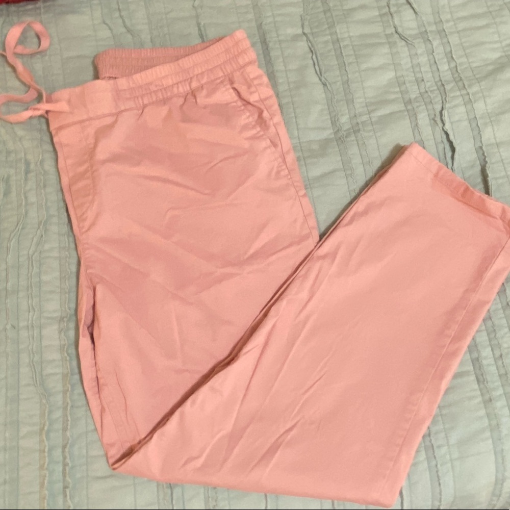 Blush Pink Old Navy Boyfriend Crop Pants